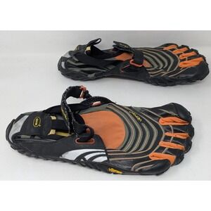 Vibram Fivefingers Shoes M4553 Orange Spyridon Minimalist Mens Size 39 / 7.5 - 8